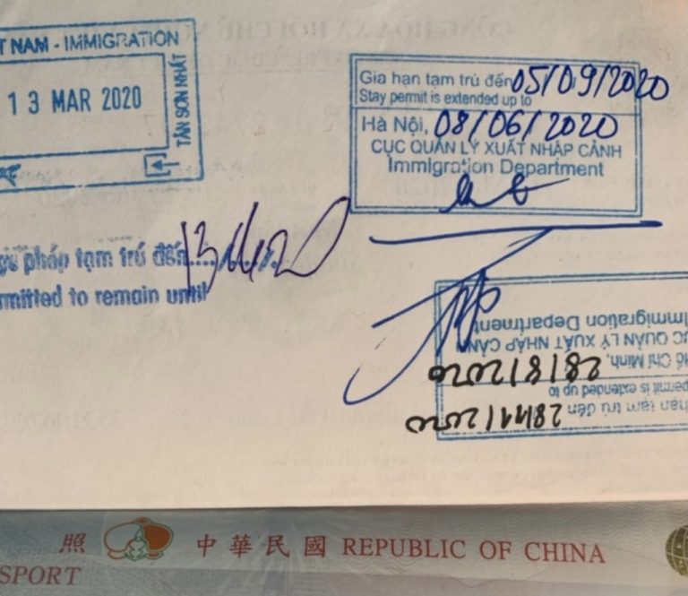 Where To Apply For A Vietnamese Visa Extension And How Long Does It Take Vietnam 2467