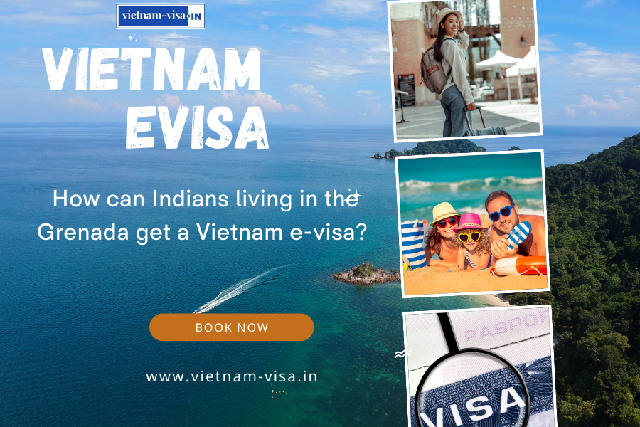 How can Indians living in the Grenada get a Vietnam e-visa?