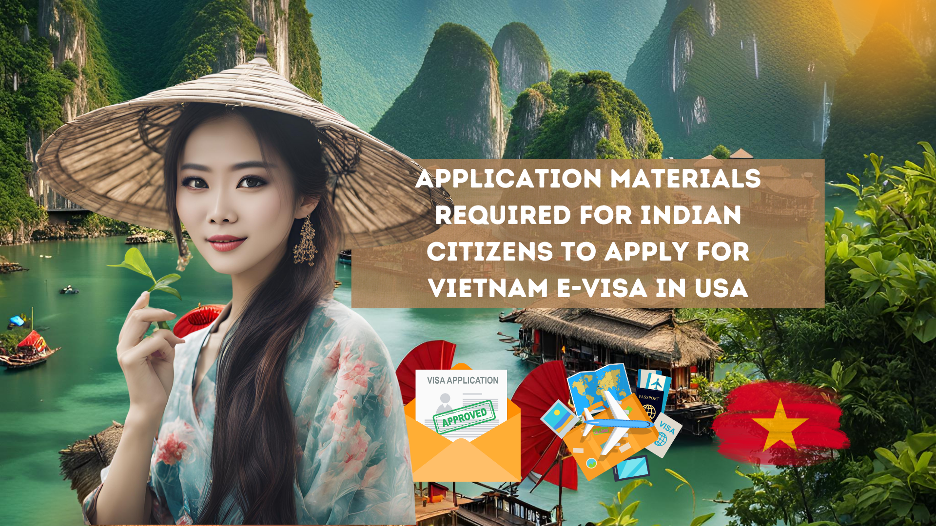 Application materials required for Indian citizens to apply for Vietnam e-visa in USA