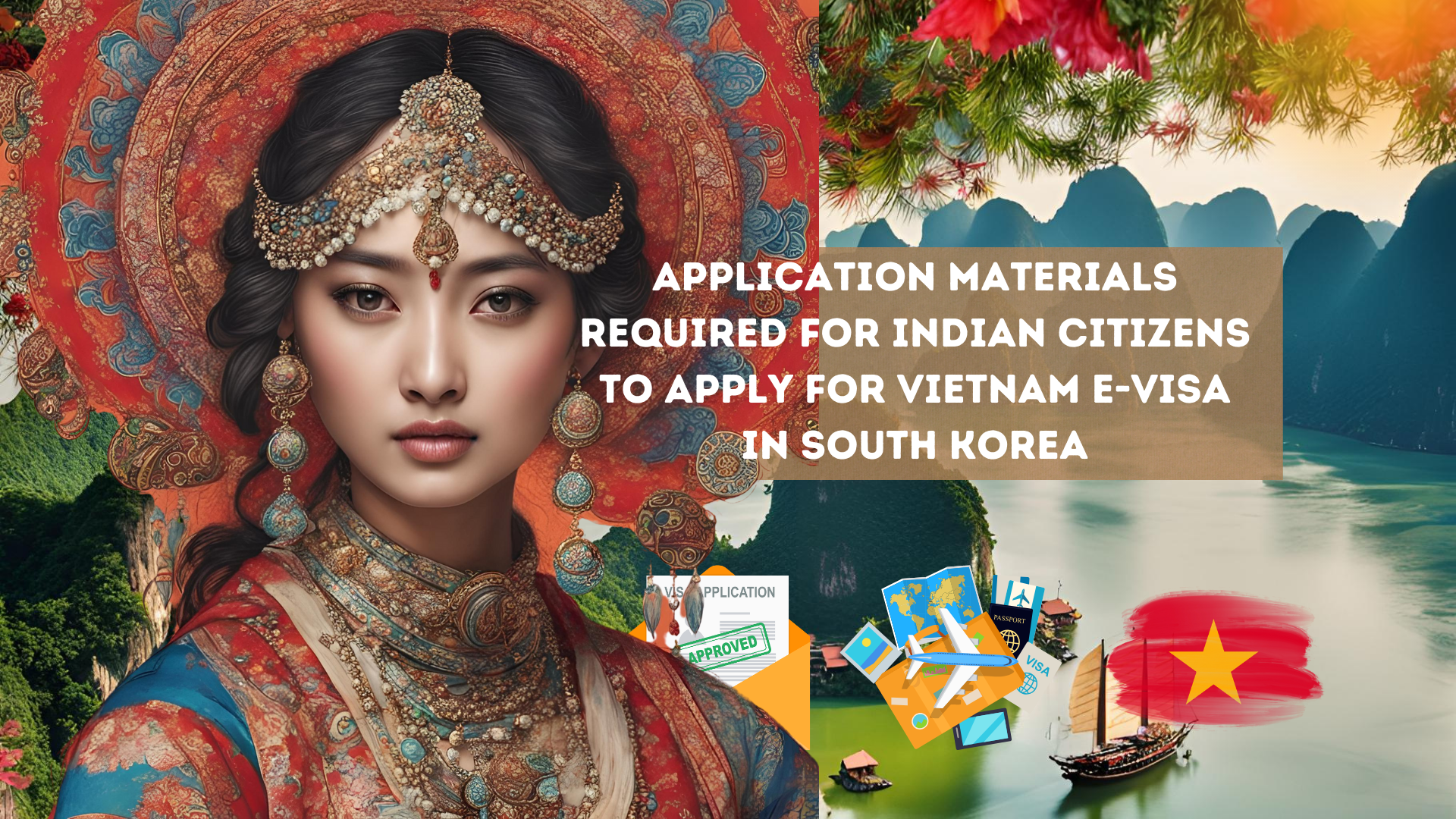 Application materials required for Indian citizens to apply for Vietnam e-visa in South Korea