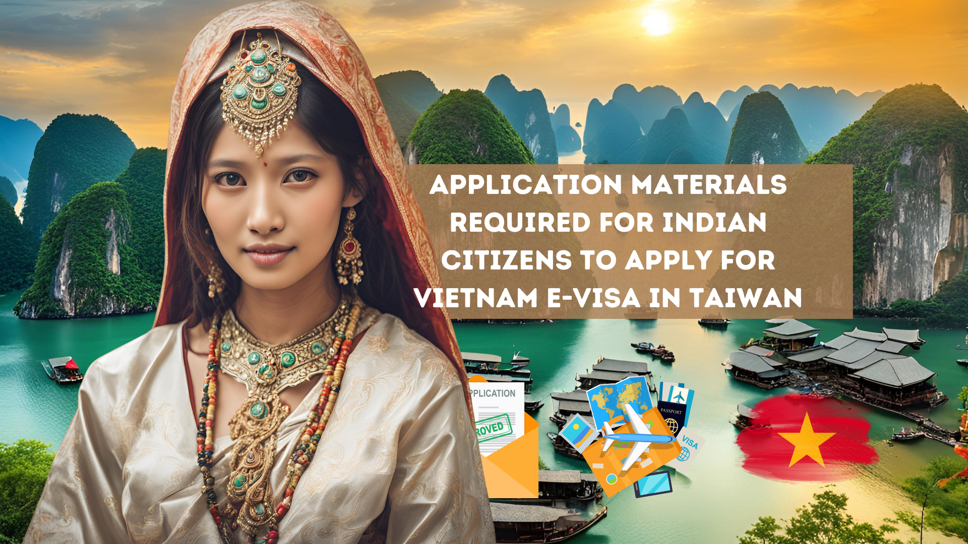 Application materials required for Indian citizens to apply for Vietnam e-visa in Taiwan