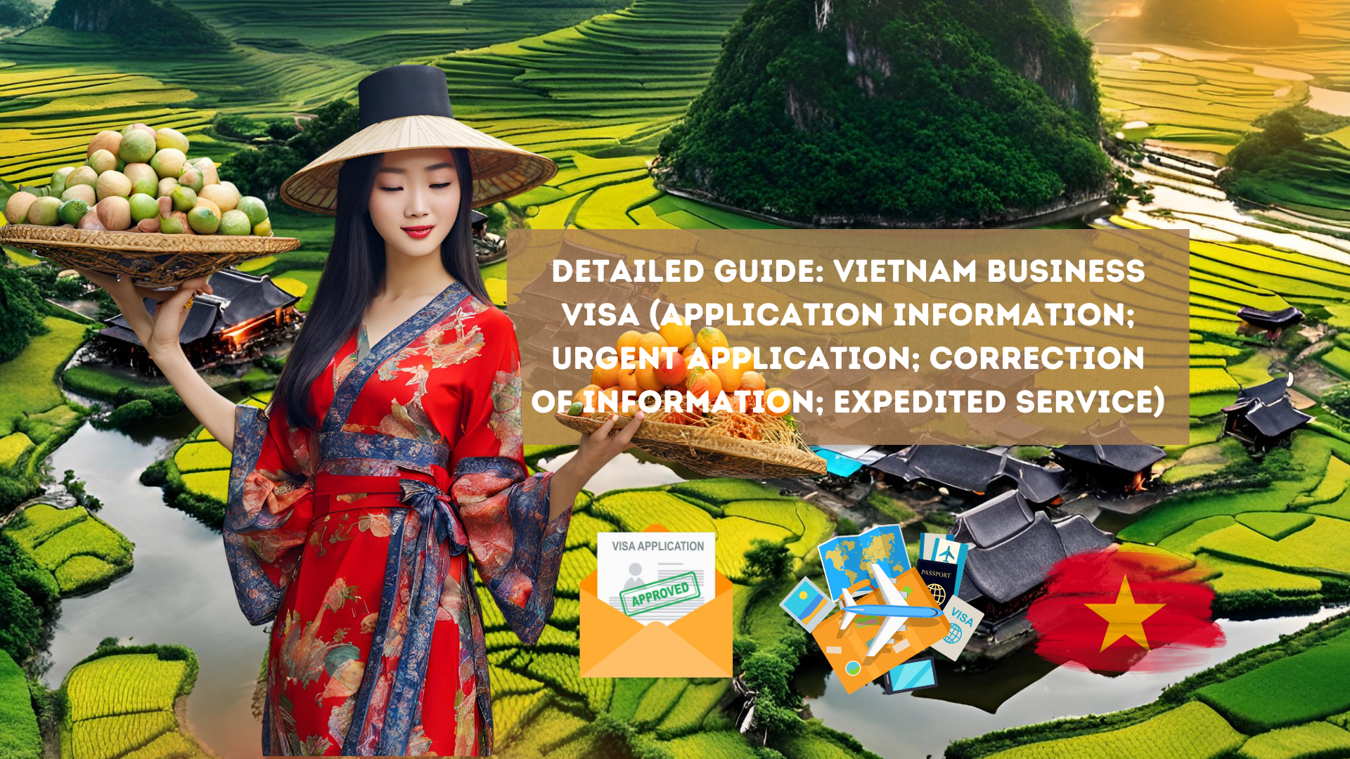 Detailed Guide: Vietnam Business Visa (Application Information; Urgent Application; Correction of Information; Expedited Service)