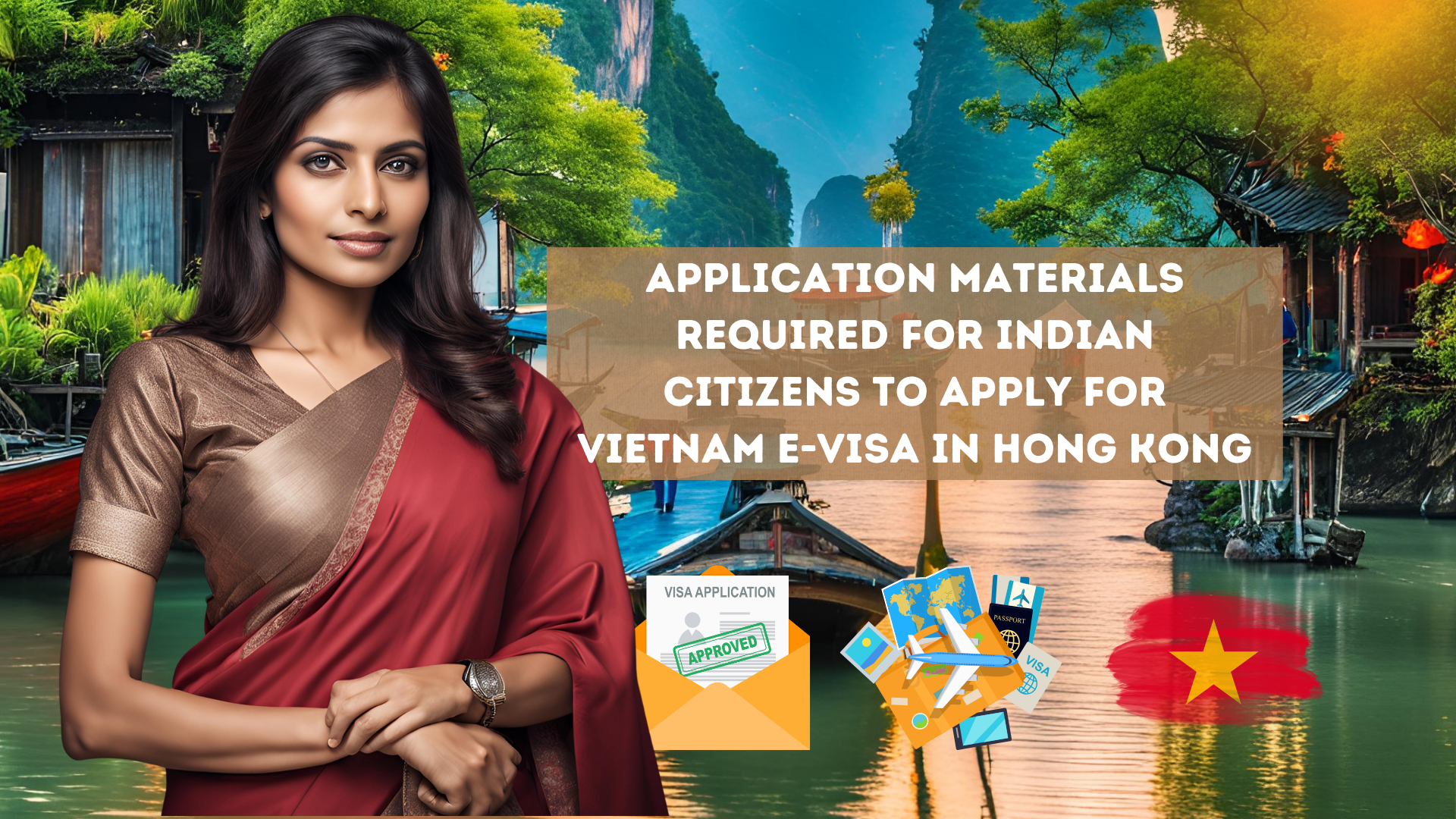 Application materials required for Indian citizens to apply for Vietnam e-visa in Hong Kong