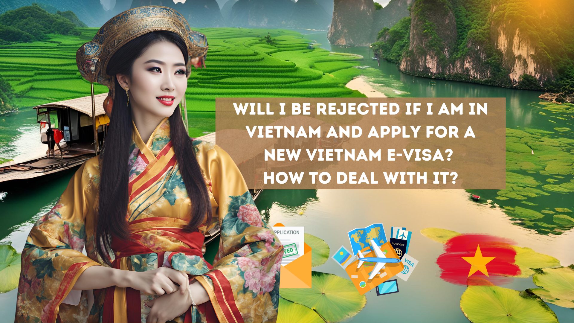 Will I be rejected if I am in Vietnam and apply for a new Vietnam e-Visa? How to deal with it?