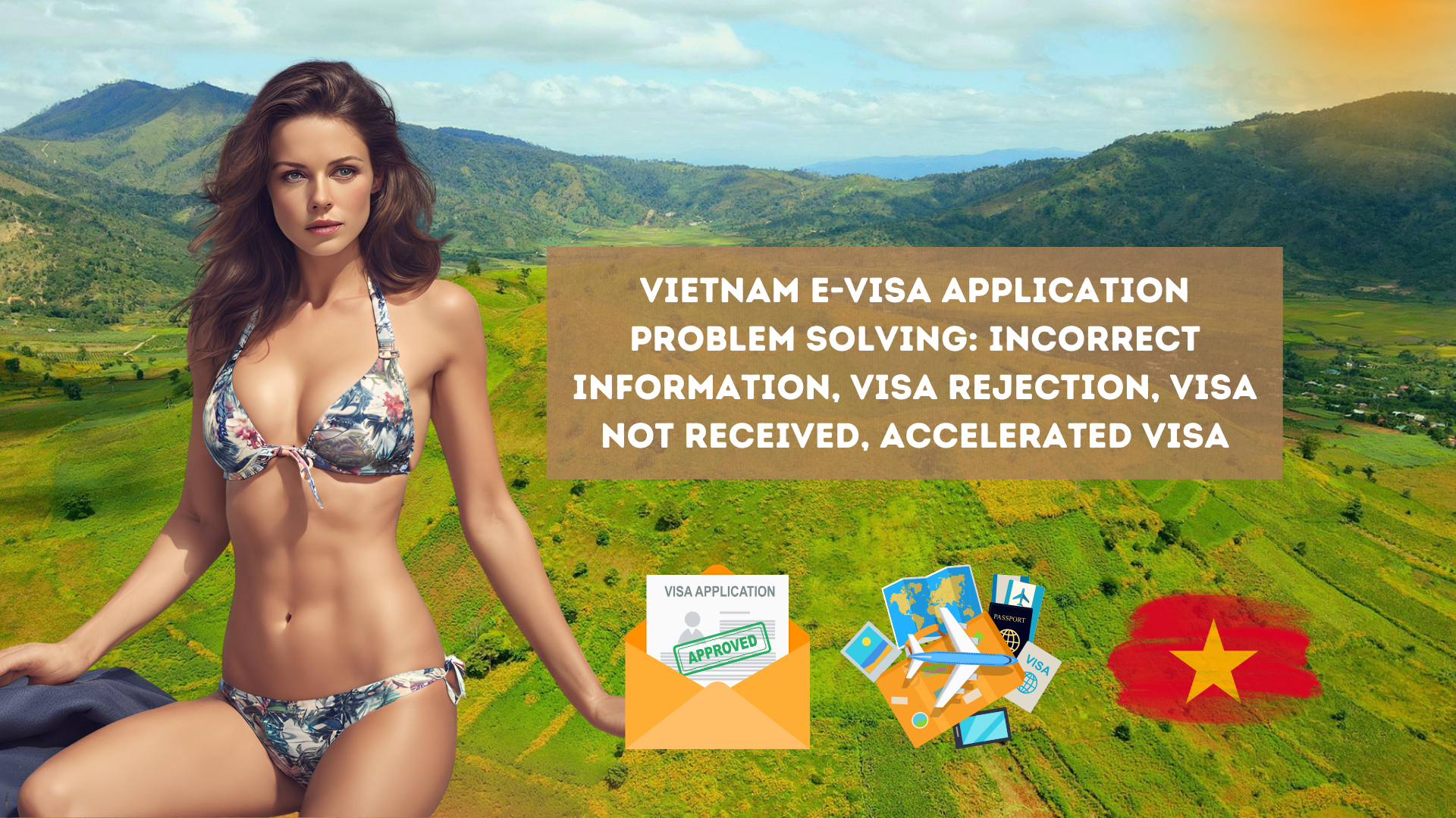 Vietnam e-visa application problem solving: incorrect information, visa rejection, visa not received, accelerated visa