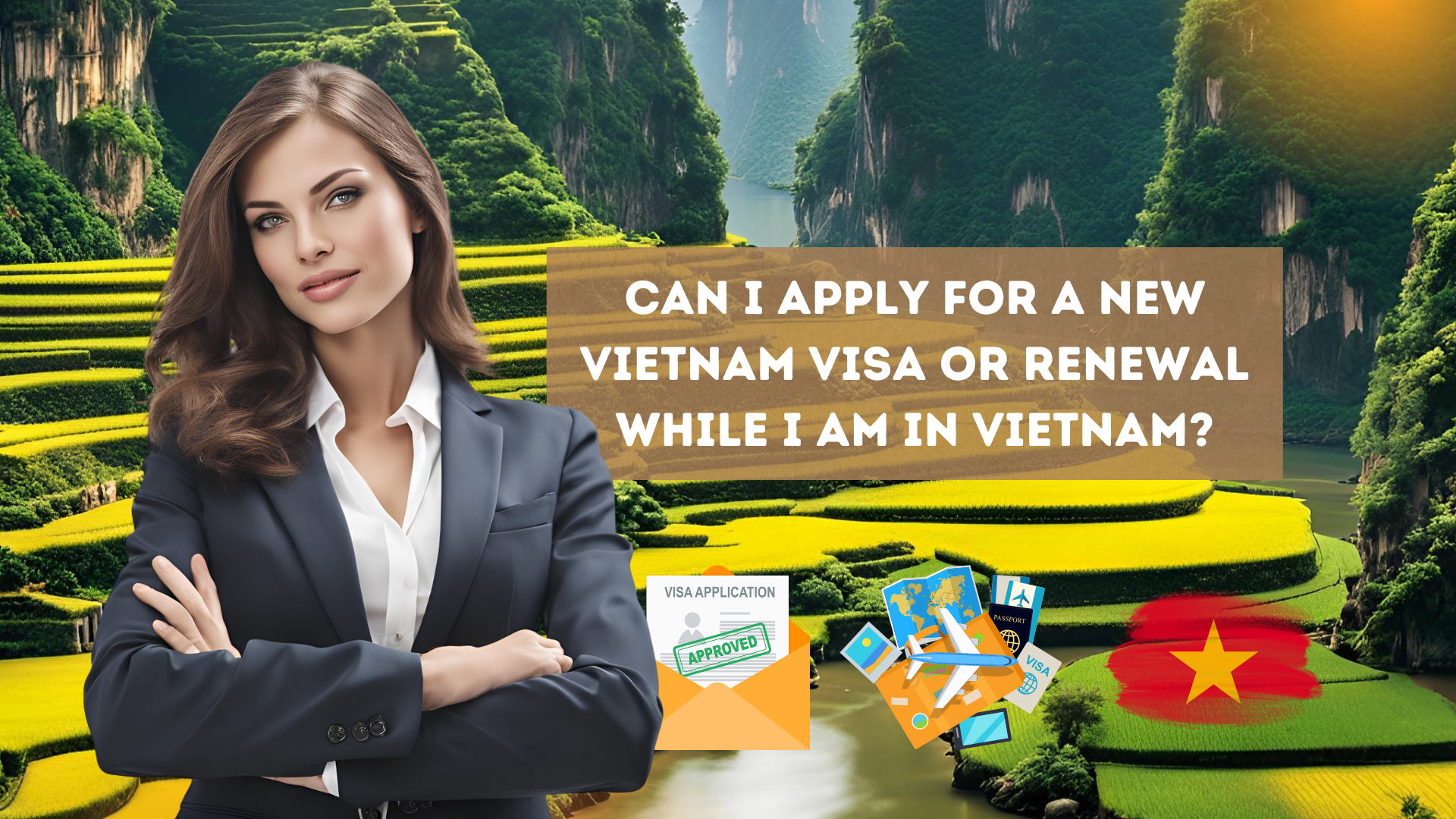 Can I apply for a new Vietnam visa or renewal while I am in Vietnam?