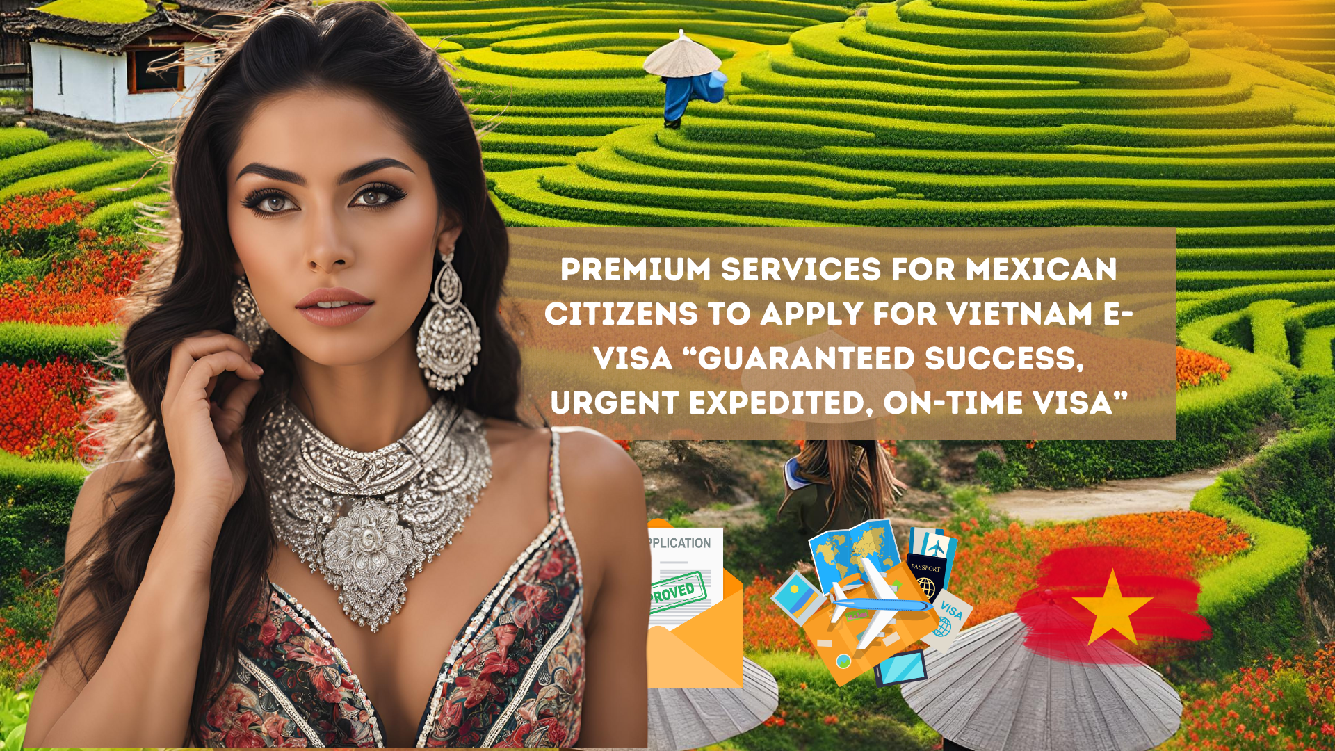Premium Services for Mexican Citizens to apply for Vietnam e-visa “Guaranteed success, urgent expedited, on-time visa”