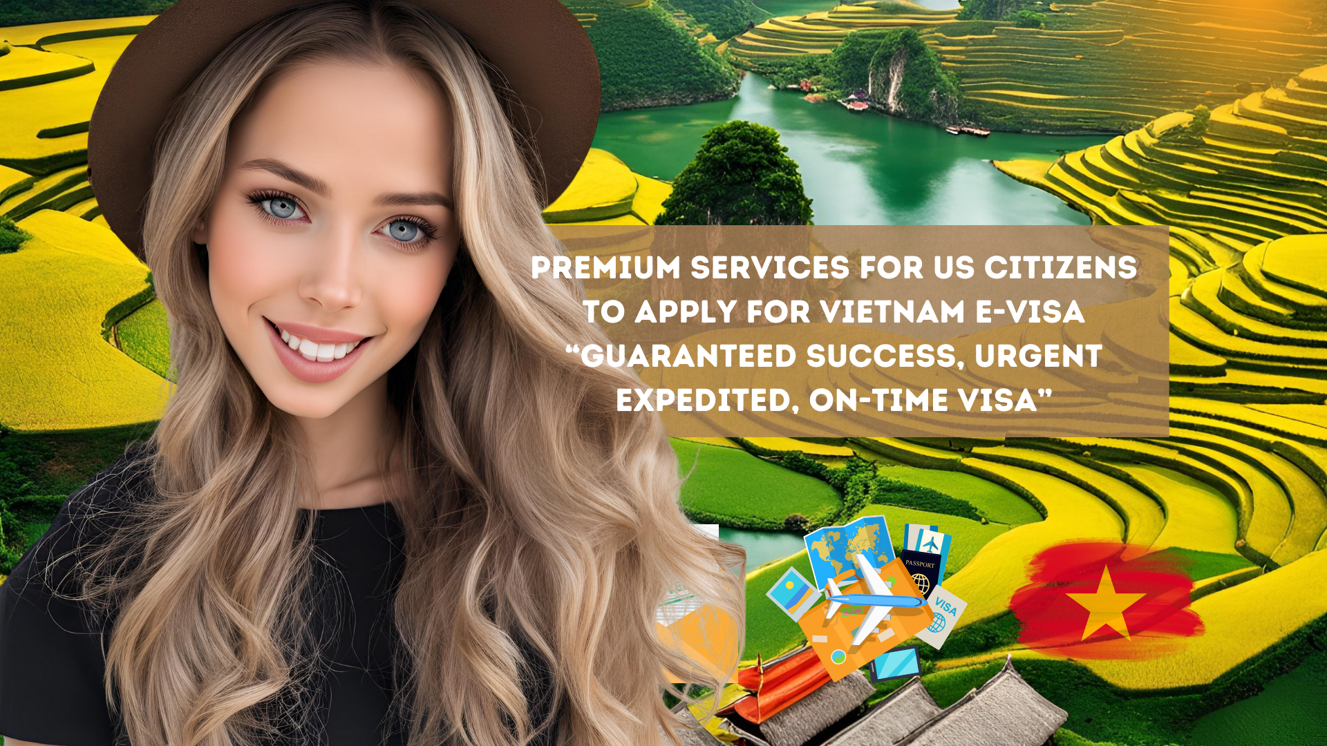 Premium Services for US Citizens to apply for Vietnam e-visa “Guaranteed success, urgent expedited, on-time visa”