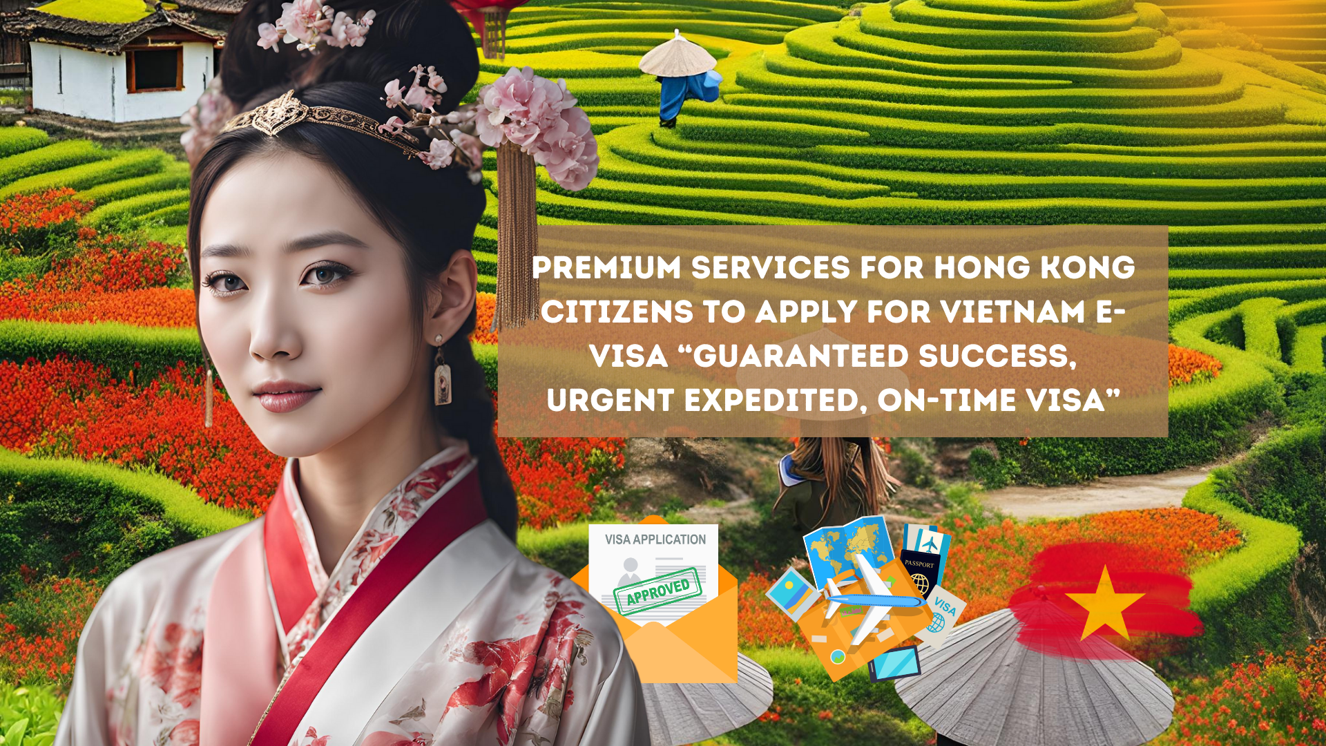 Premium Services for Hong Kong Citizens to apply for Vietnam e-visa “Guaranteed success, urgent expedited, on-time visa”