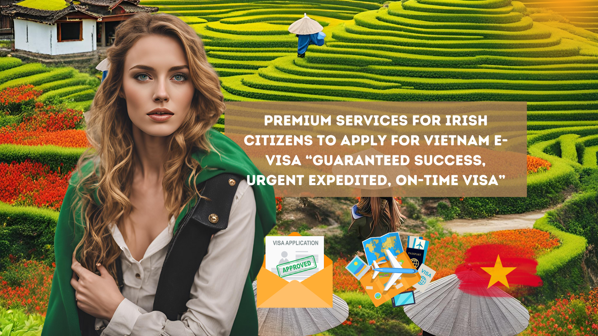Premium Services for Irish Citizens to apply for Vietnam e-visa “Guaranteed success, urgent expedited, on-time visa”