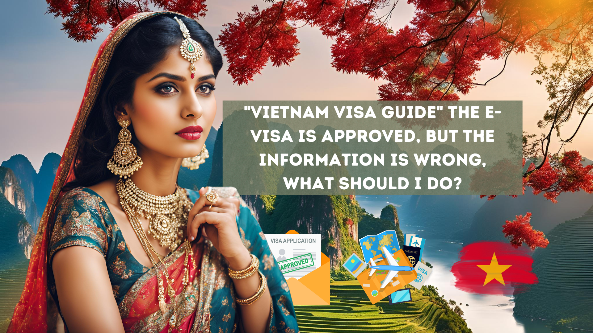 "Vietnam Visa Guide" The e-visa is approved, but the information is wrong, what should I do?