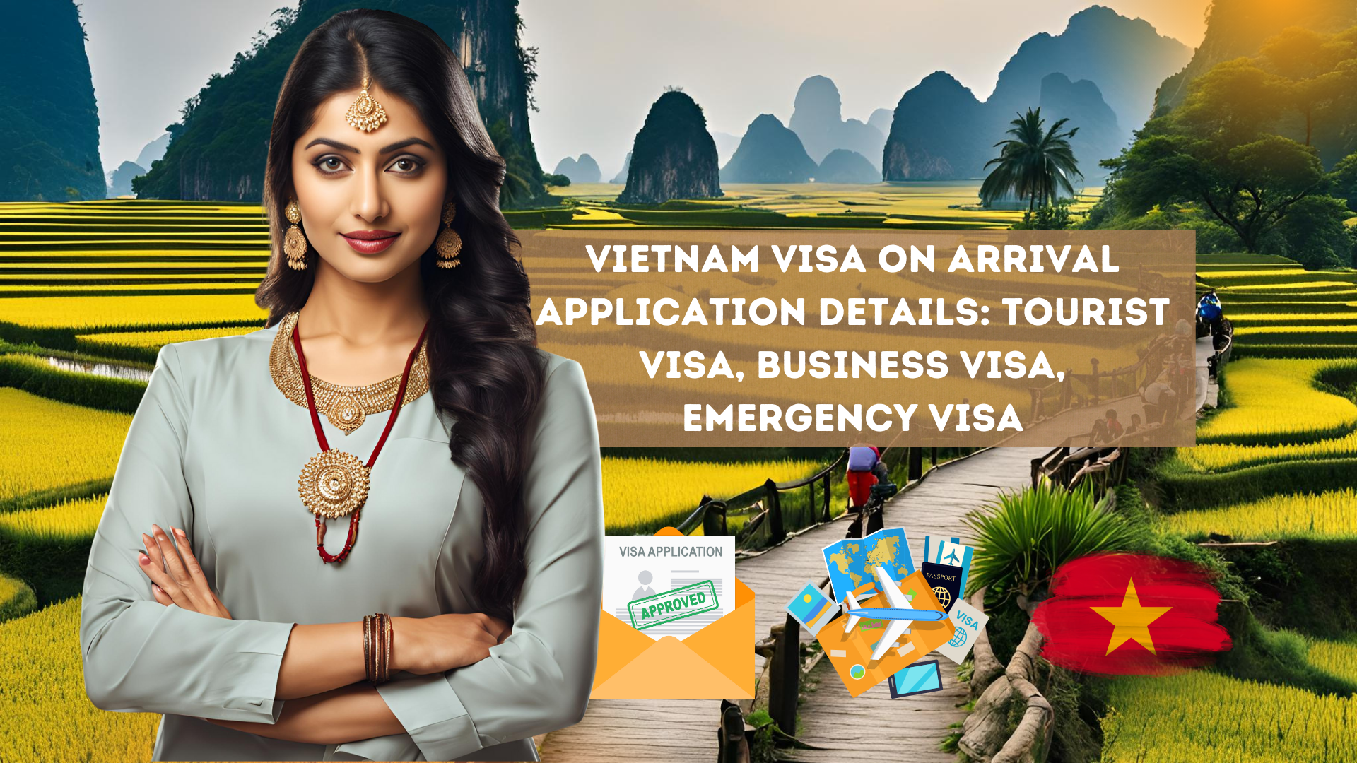 Vietnam visa on arrival application details: tourist visa, business visa, emergency visa