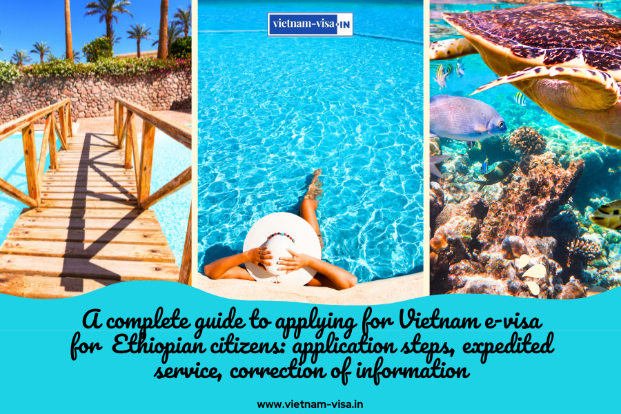 A complete guide to applying for Vietnam e-visa for Ethiopian citizens: application steps, expedited service, correction of information