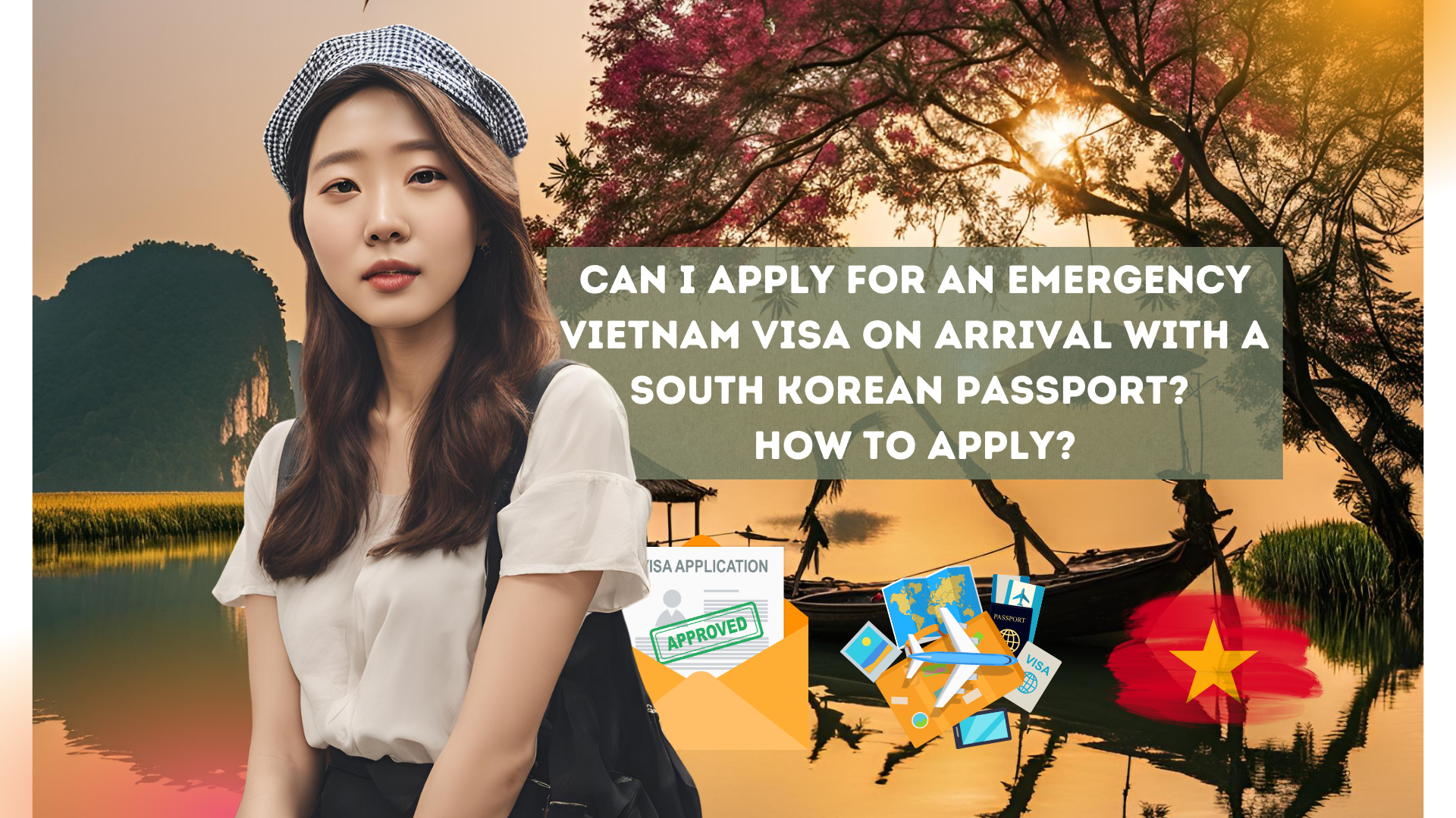 Can I apply for an emergency Vietnam visa on arrival with a South Korean passport? How to apply?