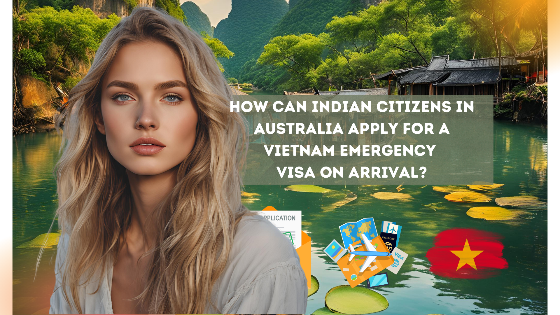 How can Indian citizens in Australia apply for a Vietnam emergency visa on arrival?