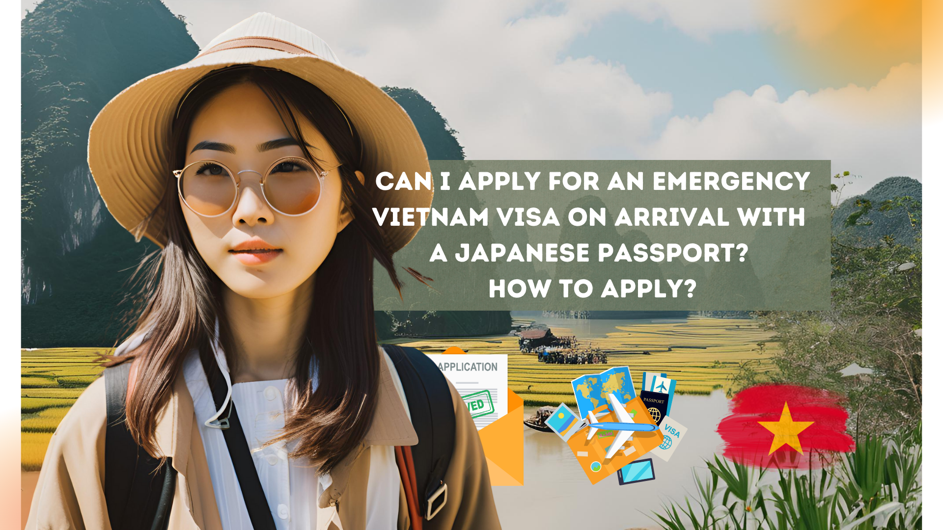 Can I apply for an emergency Vietnam visa on arrival with a Japanese passport? How to apply?