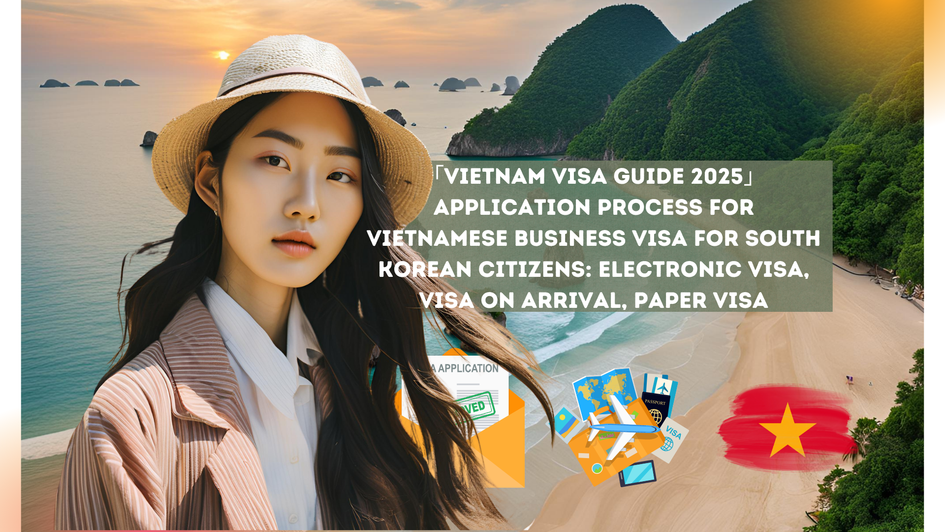 「Vietnam Visa Guide 2025」Application process for Vietnamese business visa for South Korean citizens: electronic visa, visa on arrival, paper visa