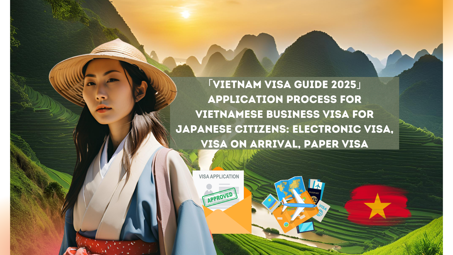 「Vietnam Visa Guide 2025」Application process for Vietnamese business visa for Japanese citizens: electronic visa, visa on arrival, paper visa