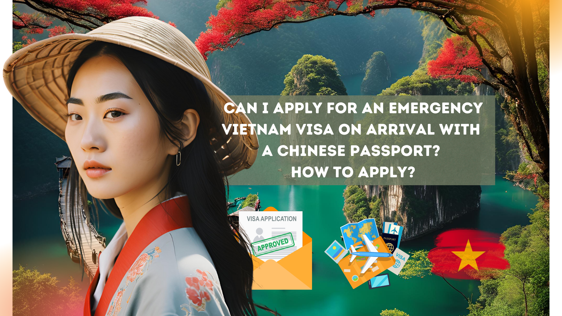 Can I apply for an emergency Vietnam visa on arrival with a Chinese passport? How to apply?