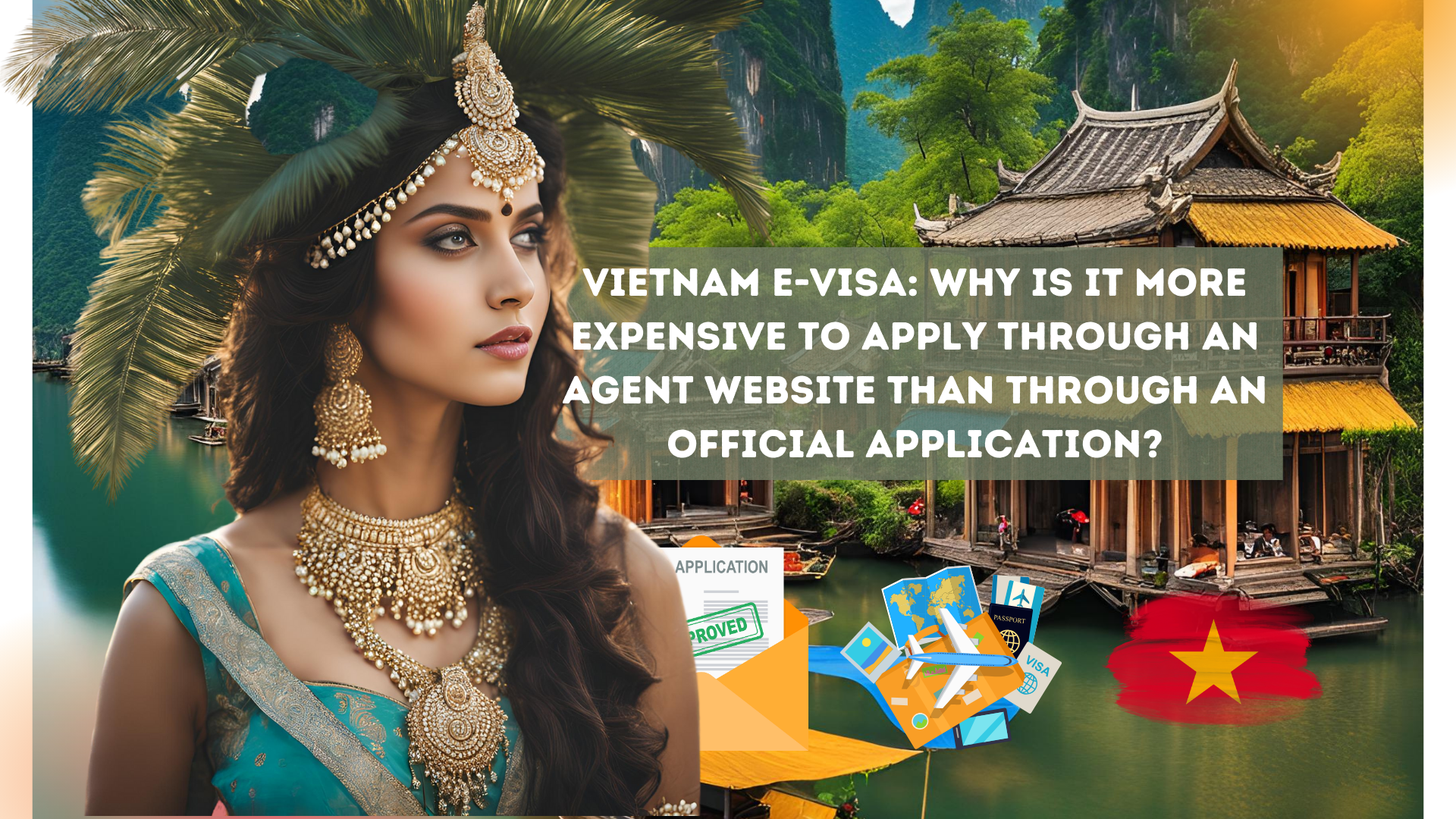 Vietnam e-visa: Why is it more expensive to apply through an agent website than through an official application?