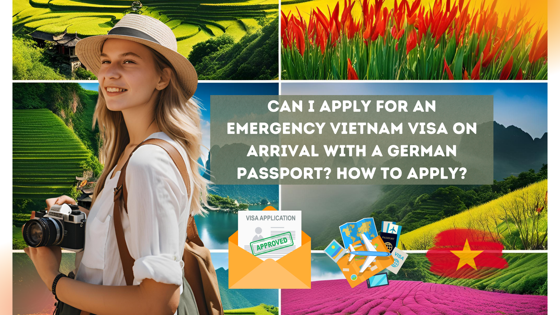 Can I apply for an emergency Vietnam visa on arrival with a German passport? How to apply?