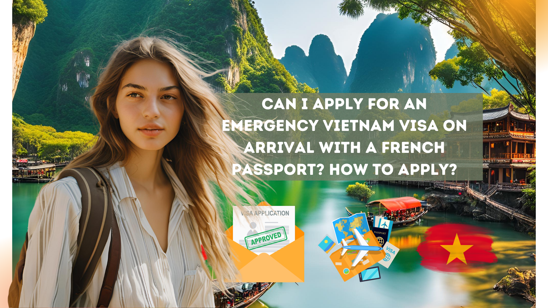 Can I apply for an emergency Vietnam visa on arrival with a French passport? How to apply?