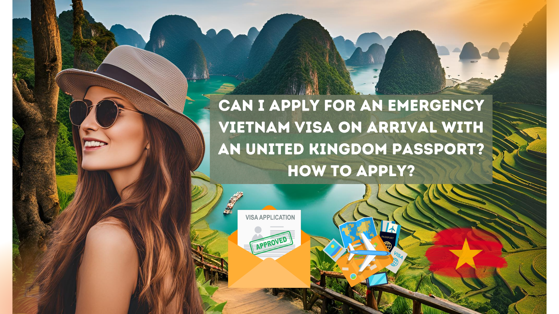 Can I apply for an emergency Vietnam visa on arrival with an United Kingdom passport? How to apply?