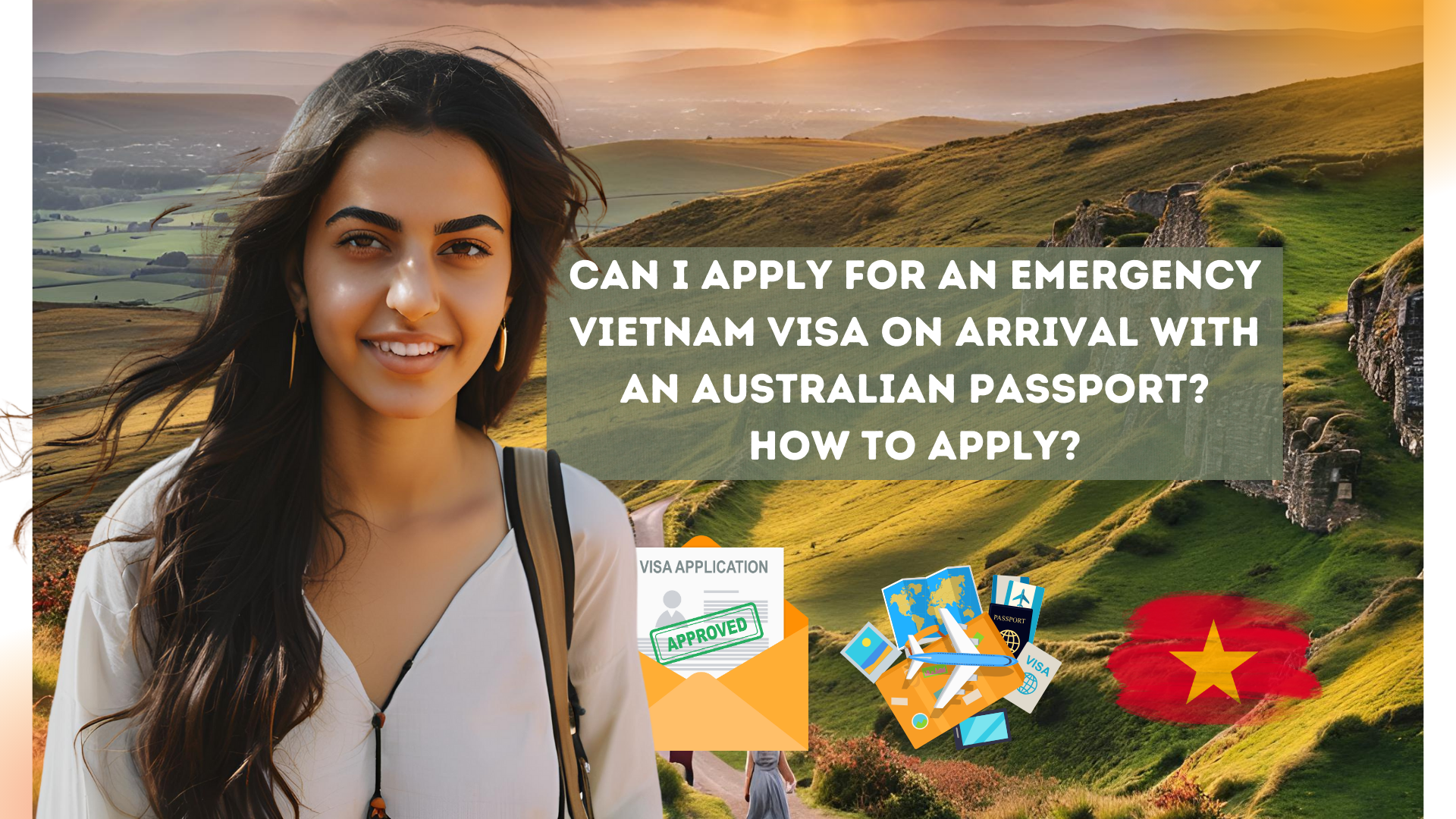 Can I apply for an emergency Vietnam visa on arrival with an Australian passport? How to apply?