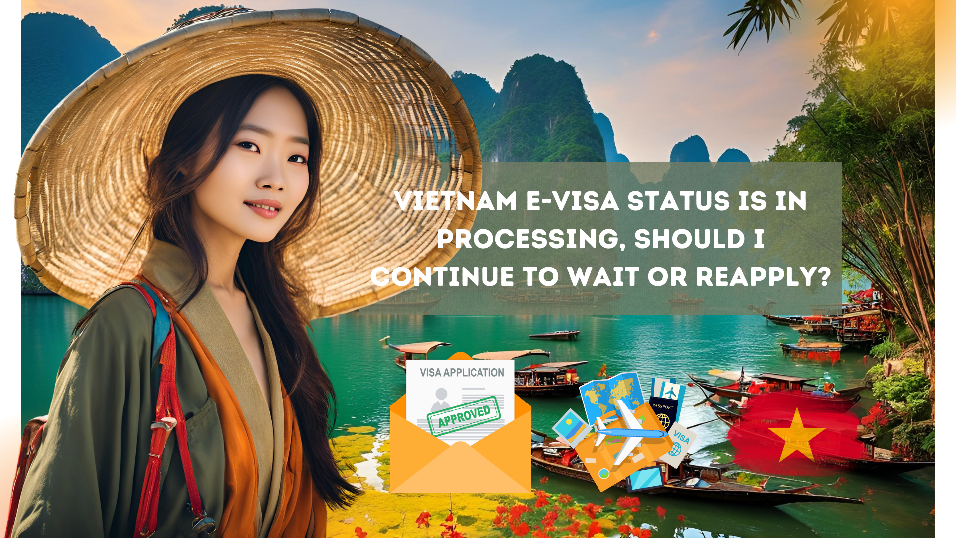 Vietnam e-visa status is In processing, should I continue to wait or reapply?