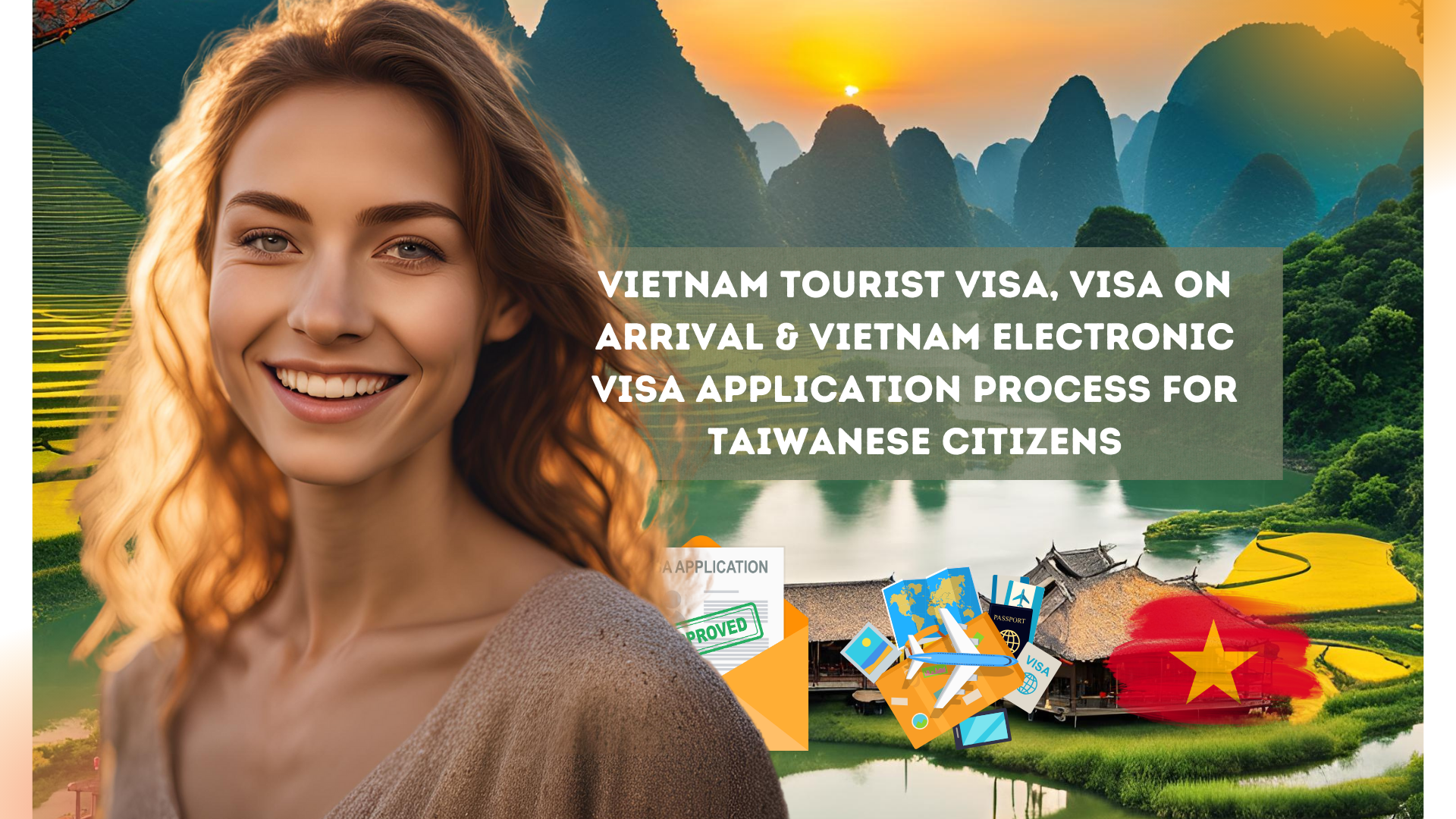 Vietnam tourist visa, visa on arrival & Vietnam electronic visa application process for Taiwanese citizens