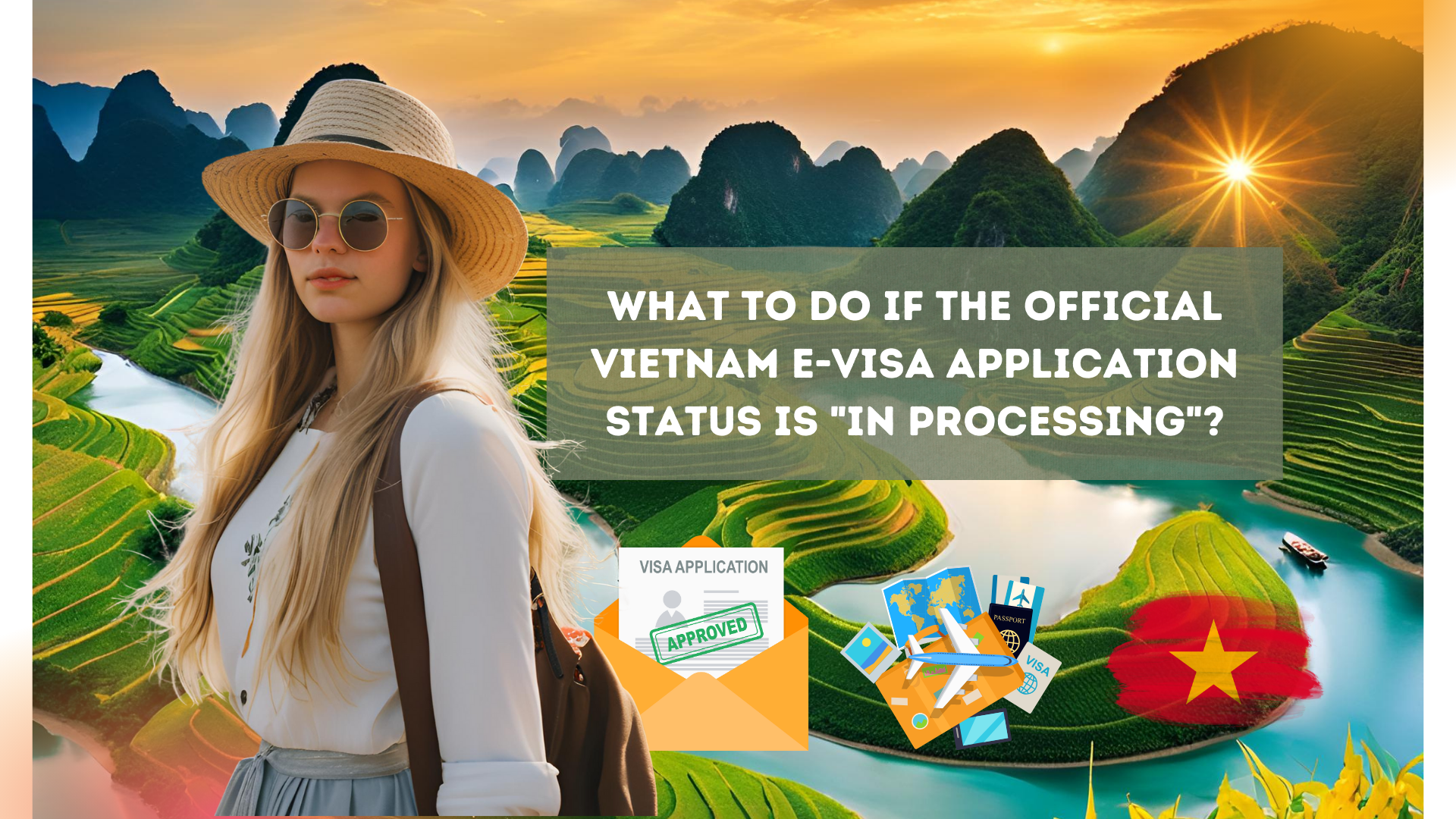 What to do if the official Vietnam e-visa application status is "In Processing"?