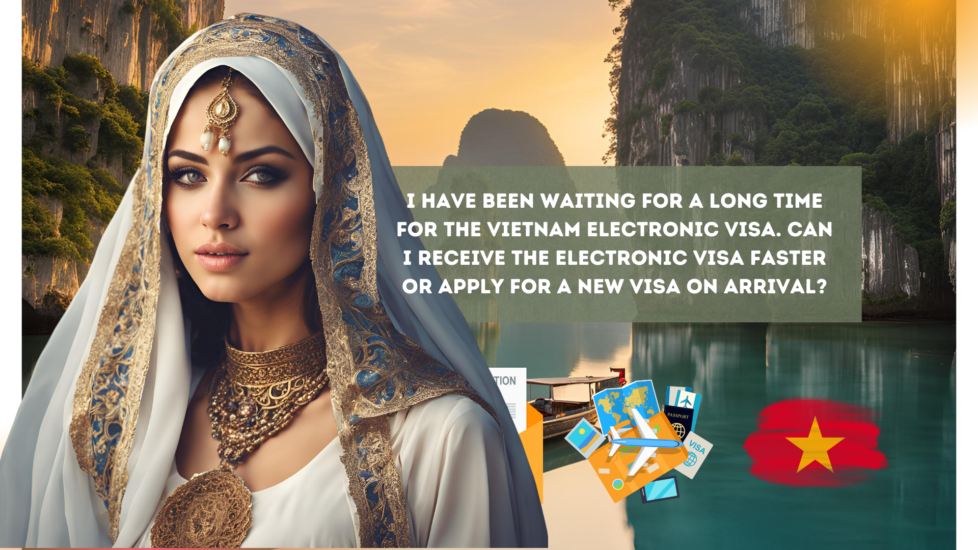 I have been waiting for a long time for the Vietnam electronic visa. Can I receive the electronic visa faster or apply for a new visa on arrival?