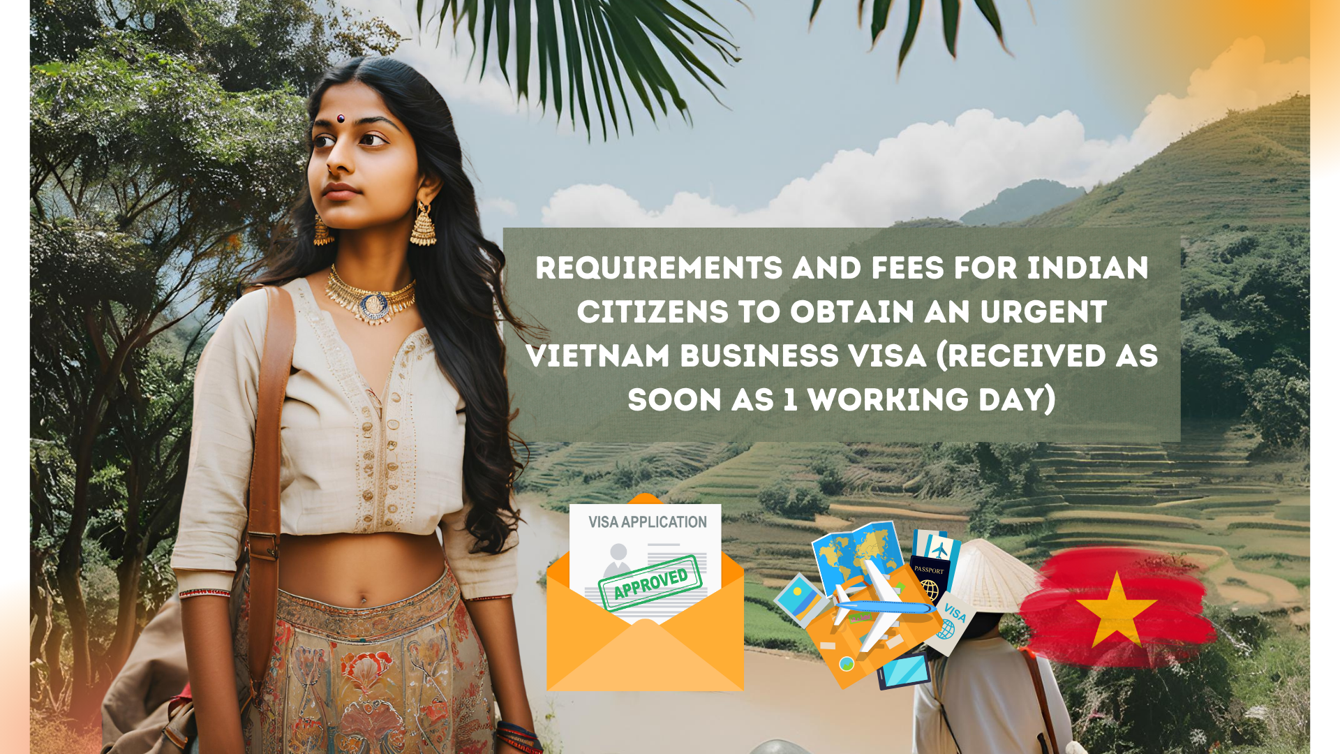 Requirements and fees for Indian citizens to obtain an urgent Vietnam business visa (received as soon as 1 working day)