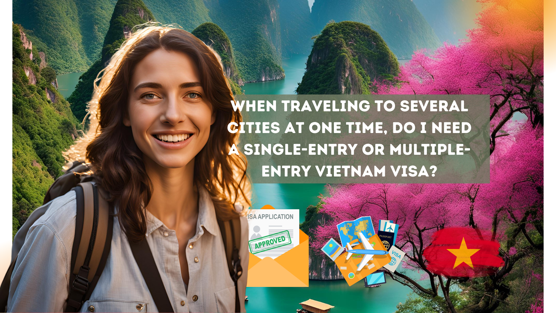 When traveling to several cities at one time, do I need a single-entry or multiple-entry Vietnam visa?