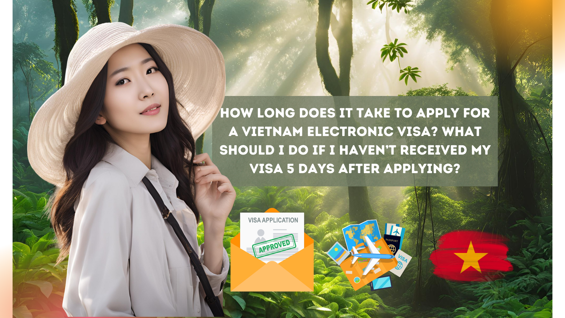 How long does it take to apply for a Vietnam electronic visa? What should I do if I haven’t received my visa 5 days after applying?