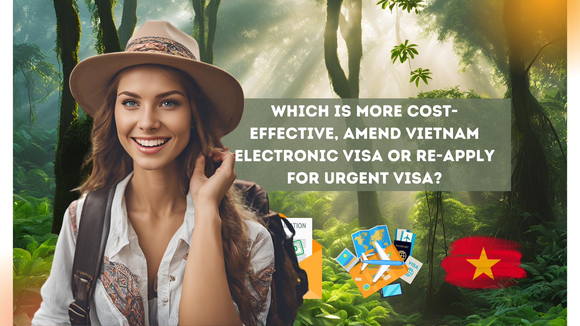 Which is more cost-effective, amend Vietnam electronic visa or re-apply for urgent visa?