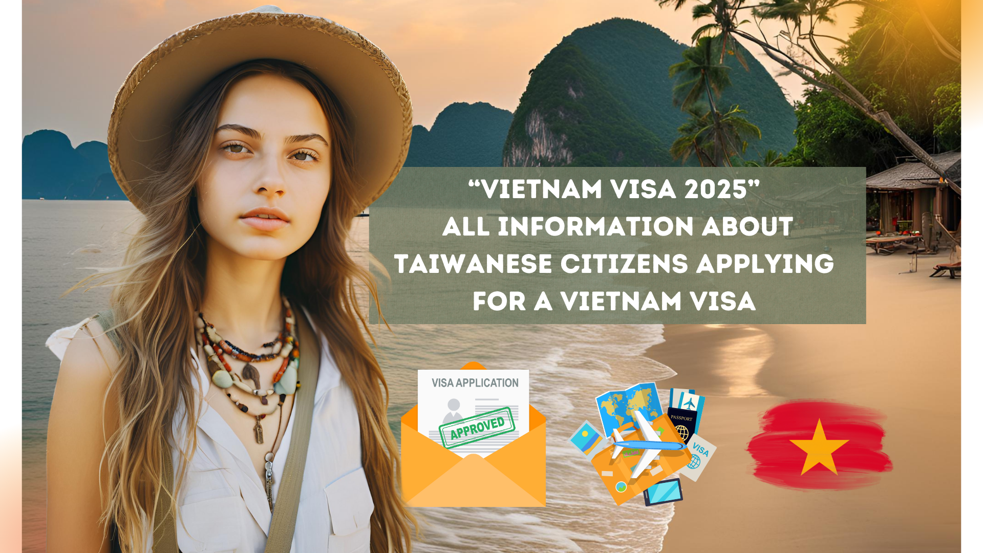 “Vietnam Visa 2025” All information about Taiwanese citizens applying for a Vietnam visa (visa exemption, visa type, application procedures, application time, fees, urgent visa)