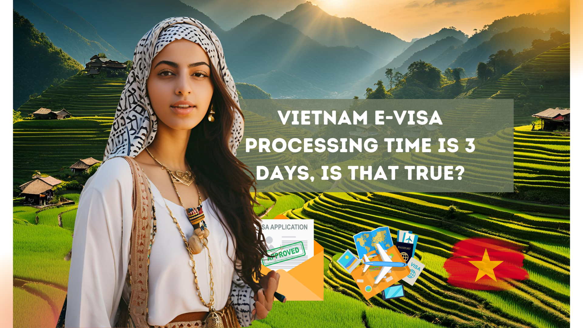 Vietnam e-visa processing time is 3 days, is that true?