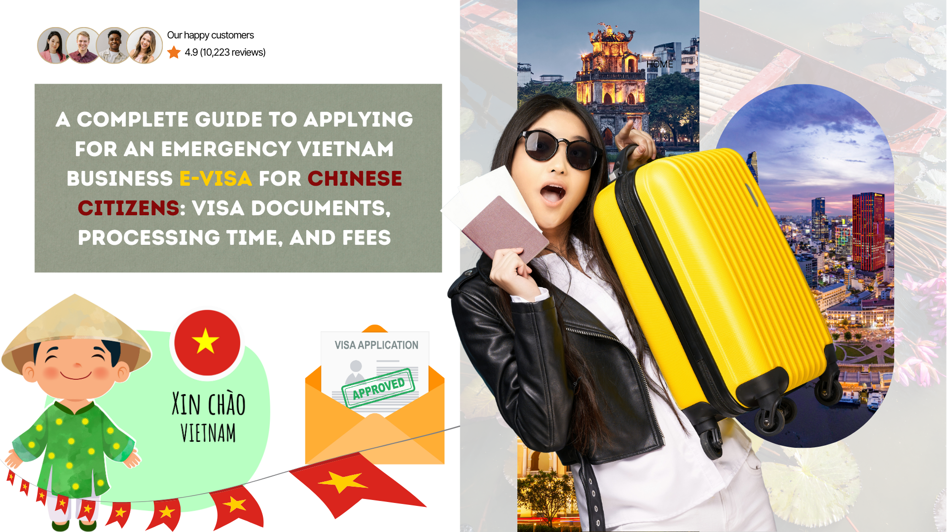 A complete guide to applying for an emergency Vietnam business e-visa for Chinese citizens: visa documents, processing time, and fees