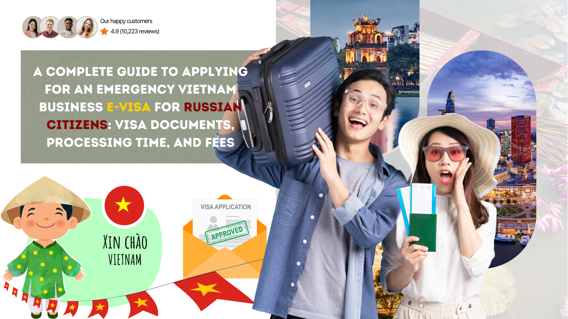 A complete guide to applying for an emergency Vietnam business e-visa for Russian citizens: visa documents, processing time, and fees