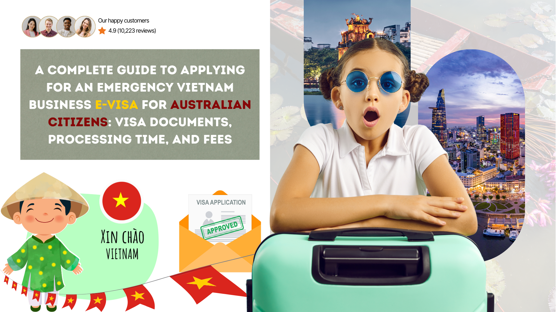 A complete guide to applying for an emergency Vietnam business e-visa for Australian citizens: visa documents, processing time, and fees