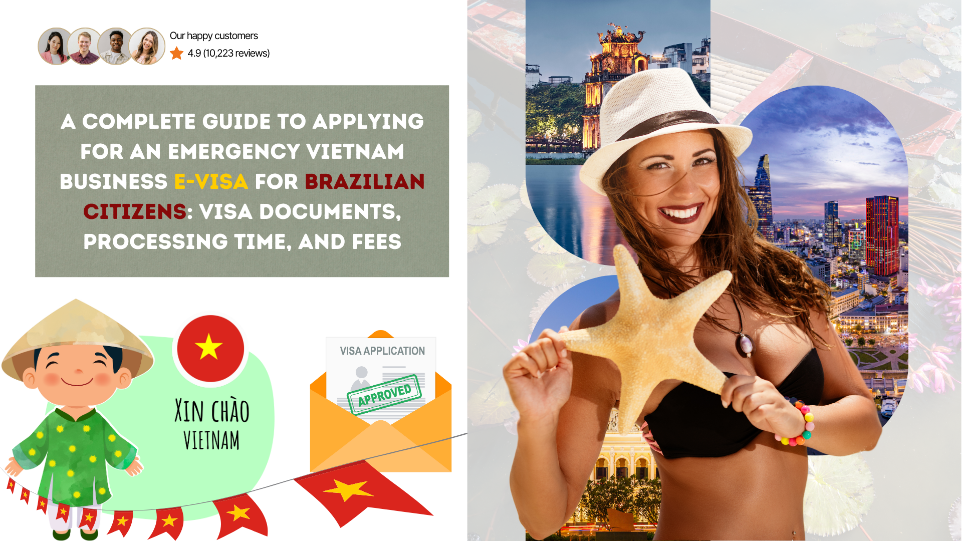 A complete guide to applying for an emergency Vietnam business e-visa for Brazilian citizens: visa documents, processing time, and fees