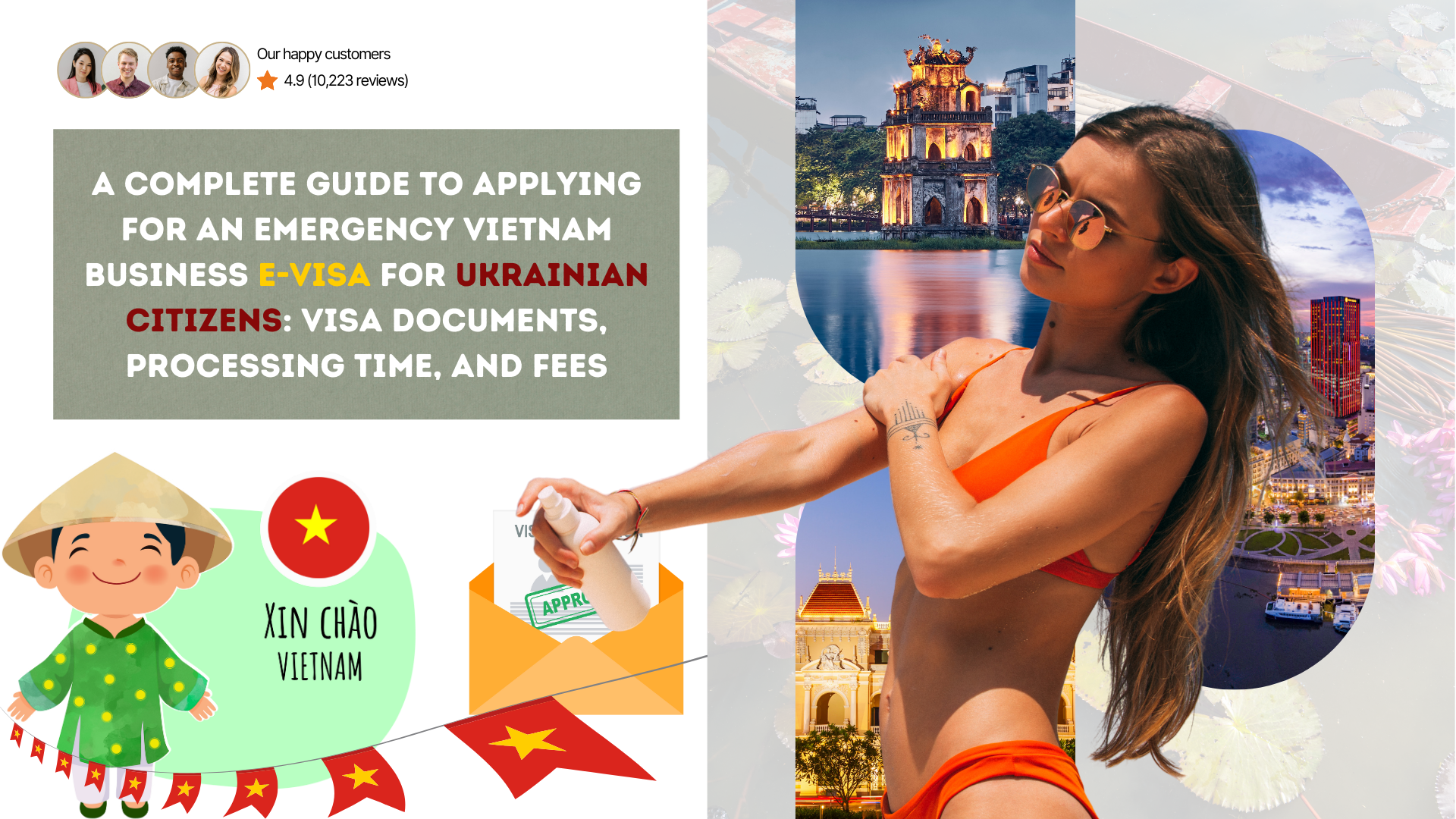 A complete guide to applying for an emergency Vietnam business e-visa for Ukrainian citizens: visa documents, processing time, and fees