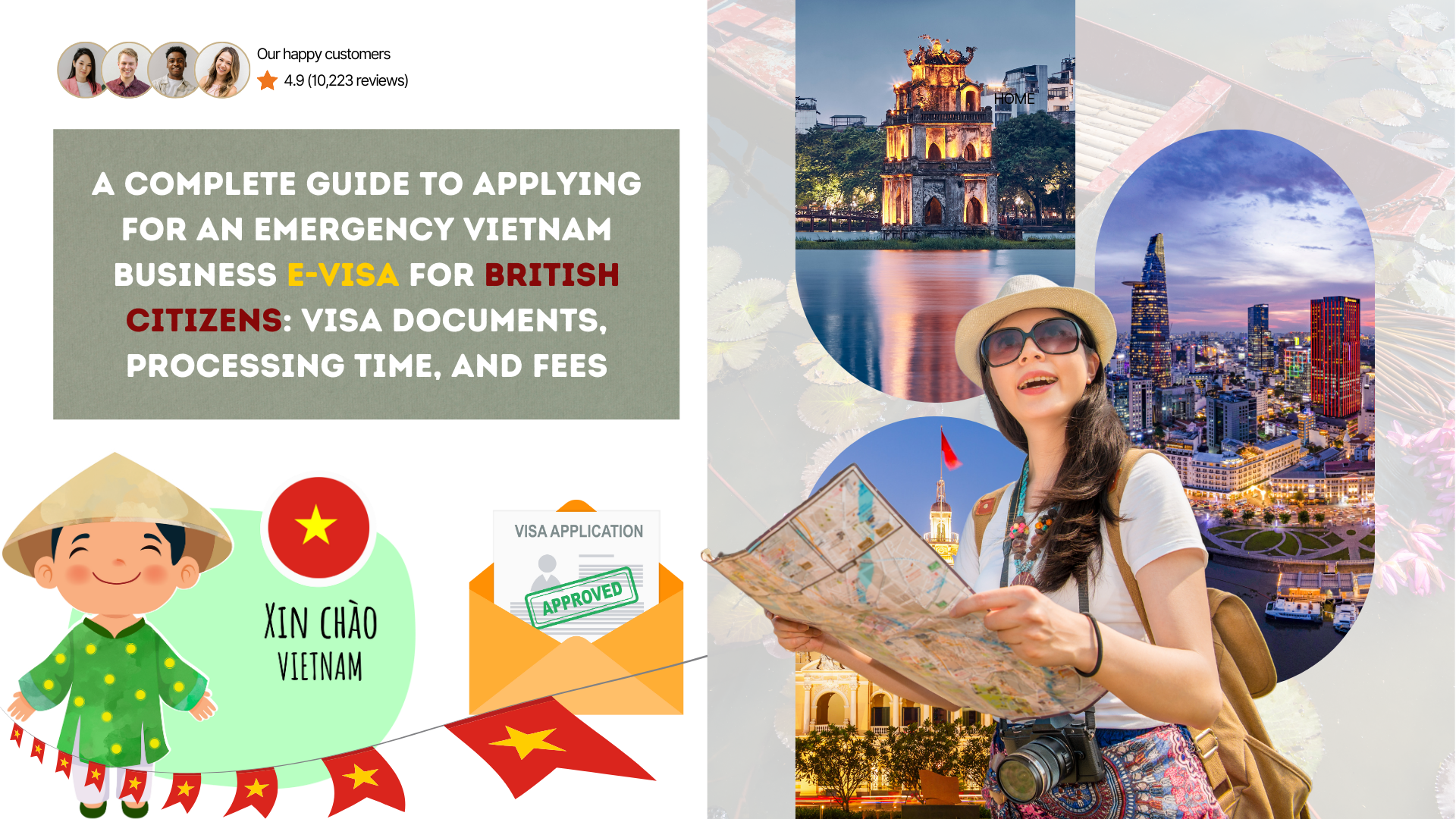 A complete guide to applying for an emergency Vietnam business e-visa for British citizens: visa documents, processing time, and fees