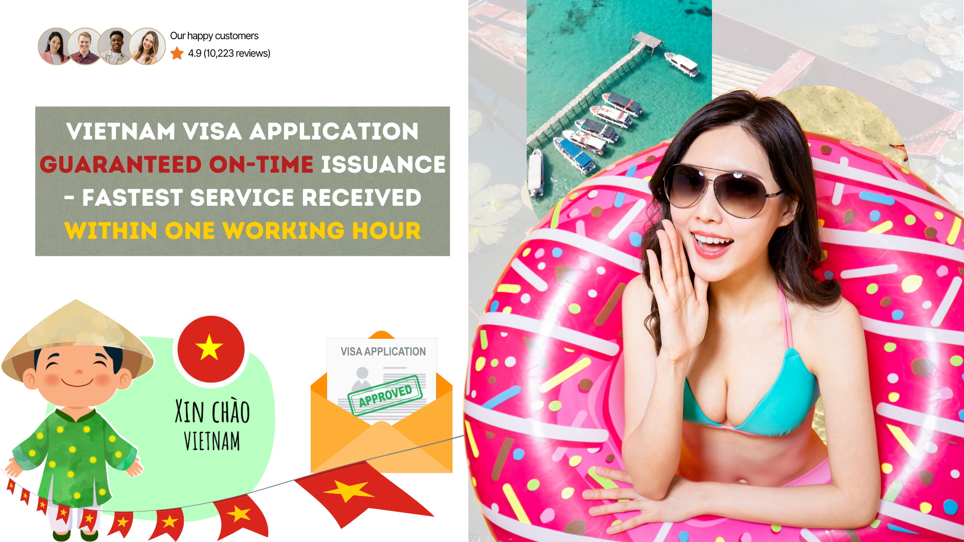 Vietnam visa application guaranteed on-time issuance – fastest service received within one working hour